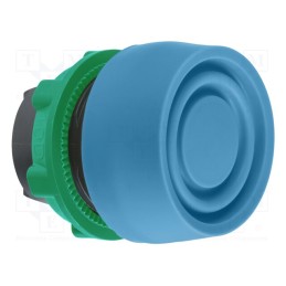 1 pcs x SCHNEIDER ELECTRIC - ZB5AP6S - Switch: push-button, 22mm, Stabl.pos: 1, blue, none, IP66, flat