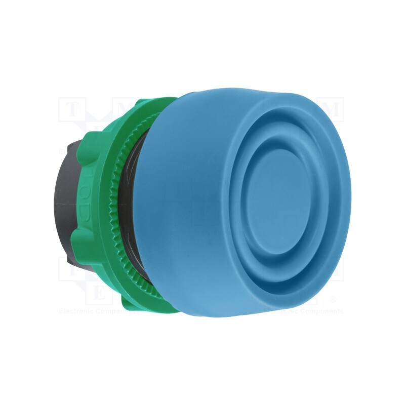 1 pcs x SCHNEIDER ELECTRIC - ZB5AP6S - Switch: push-button, 22mm, Stabl.pos: 1, blue, none, IP66, flat