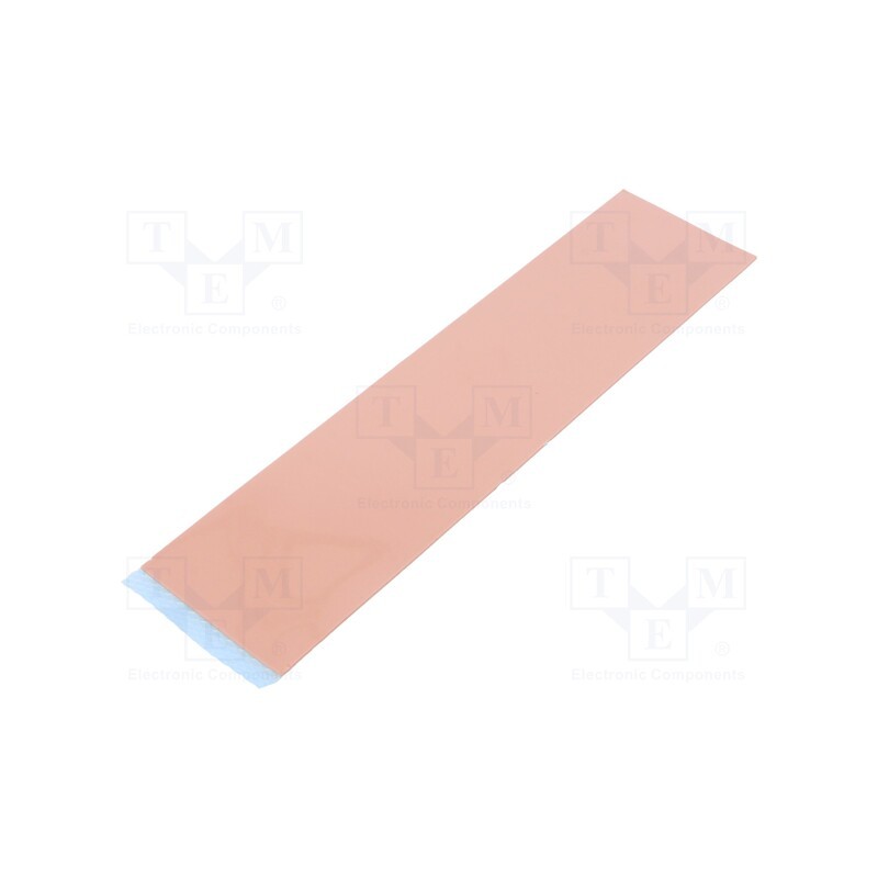 1 pcs x - SP_6.0 CZERWONA 6W/MK 50X200X1 - Tape: heat transfer, W: 50mm, L: 200mm, Thk: 1000um, 6W/mK, silicone