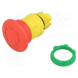 1 pcs x SCHNEIDER ELECTRIC - ZB5AS844TQ - Switch: emergency stop, 22mm, Stabl.pos: 2, red, none, IP66, Pos: 2