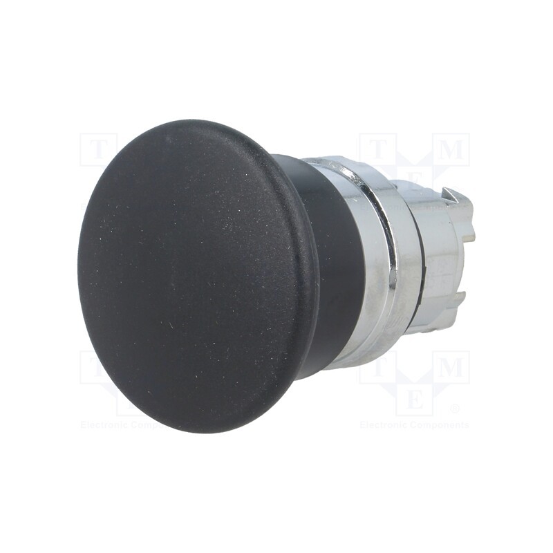 1 pcs x SCHNEIDER ELECTRIC - ZB4BC2 - Switch: push-button, 22mm, Stabl.pos: 1, black, none, IP66, mushroom