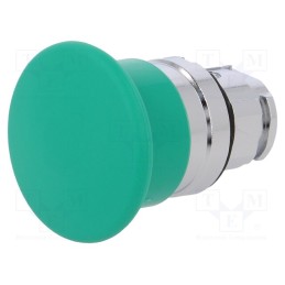 1 pcs x SCHNEIDER ELECTRIC - ZB4BC3 - Switch: push-button, 22mm, Stabl.pos: 1, green, none, IP66, mushroom