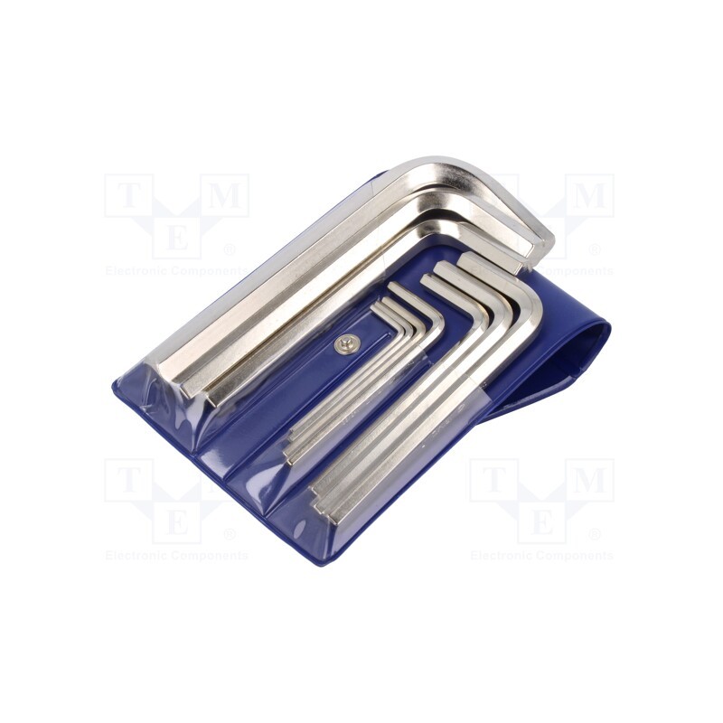 1 pcs x IRIMO - 41021 - Wrenches set, hex key, steel, 10pcs.