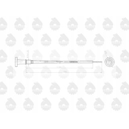 Engine extinguishing cable l 1250mm c 360 3p original