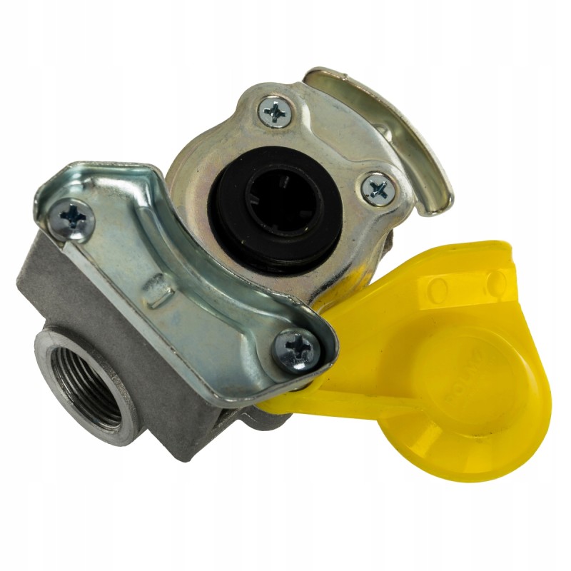 Soft air connector with M22x1 5 Polmo valve