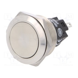 1 pcs x EAO - 82-6151.1000 - Switch: vandal resistant, Pos: 2, SPDT, 3A/240VAC, 3A/240VDC, Ø22mm