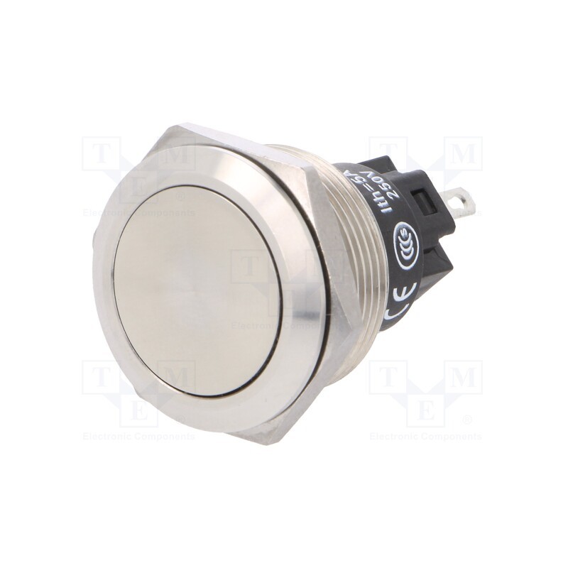 1 pcs x EAO - 82-6151.1000 - Switch: vandal resistant, Pos: 2, SPDT, 3A/240VAC, 3A/240VDC, Ø22mm