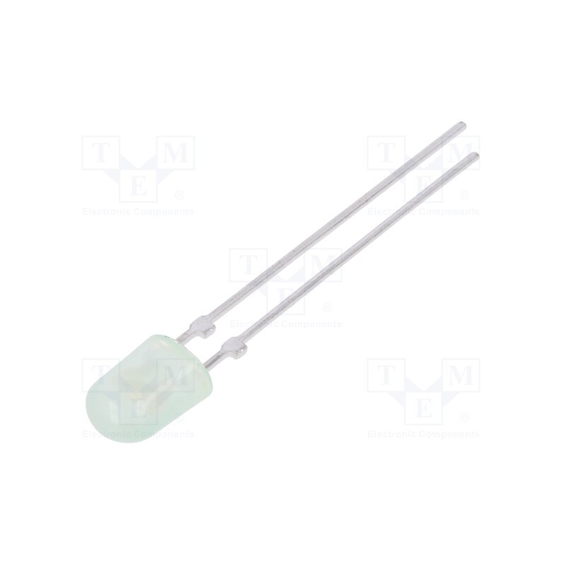 1 pcs x LUCKYLIGHT - LL-544PGD2I-G5-2B-T - LED, oval, 5.2x3.8mm, green, 1700÷2900mcd, 110/40°, Front: convex