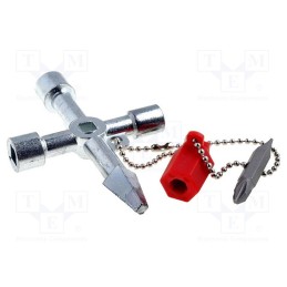 1 pcs x KNIPEX - 00 11 04 - Wrench, for control cabinets, 90mm