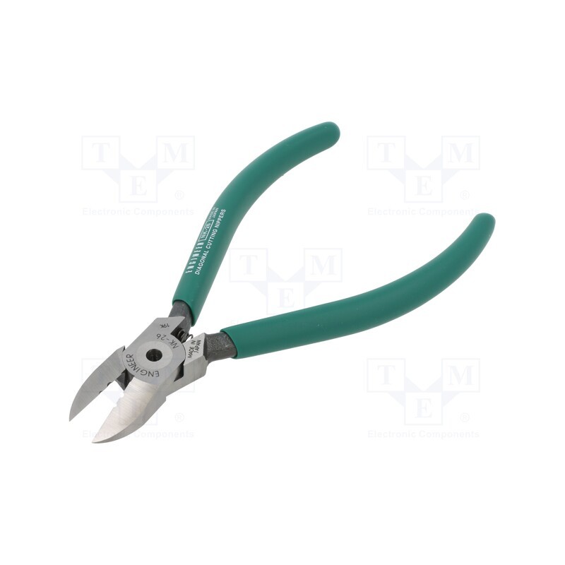 1 pcs x ENGINEER - NK-26 - Pliers, side,cutting, with side face, 153mm