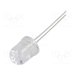 1 pcs x LUCKYLIGHT - LL-1003VC2D-V1-2BD - LED, 10mm, red, 2200÷2900mcd, 30°, Front: convex, 1.6÷2.6V