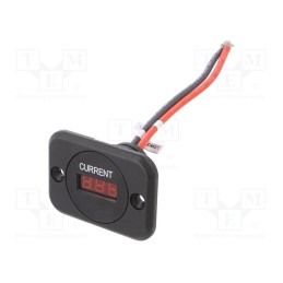 1 pcs x SCI - A25-1BPS-BB3-R - Ammeter, 0÷20A, on panel,screw, LED, Usup: 7÷33VDC, Uin: 7÷33VDC