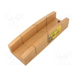1 pcs x STANLEY - 1-19-191 - Mitre box, L: 300mm, W: 62mm, wood
