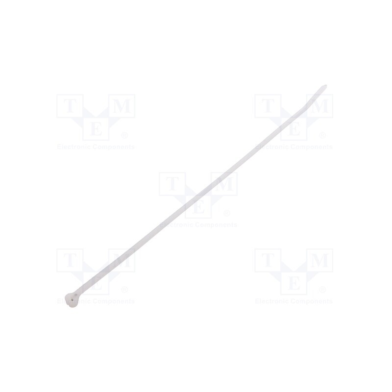 100 pcs x ABB - 7TCG009110R0026 - Cable tie, L: 140mm, W: 3.6mm, polyamide, 180N, natural, Ømax: 29mm