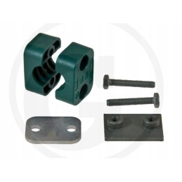 Single clamp for hydraulic pipe oe16