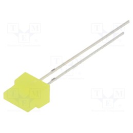 1 pcs x OPTOSUPPLY - OSY5JA7234B - LED, rectangular, 1.8x7.05mm, yellow, 150÷220mcd, 30°, Front: flat