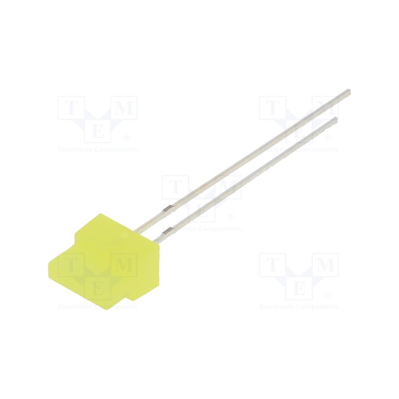 1 pcs x OPTOSUPPLY - OSY5JA7234B - LED, rectangular, 1.8x7.05mm, yellow, 150÷220mcd, 30°, Front: flat