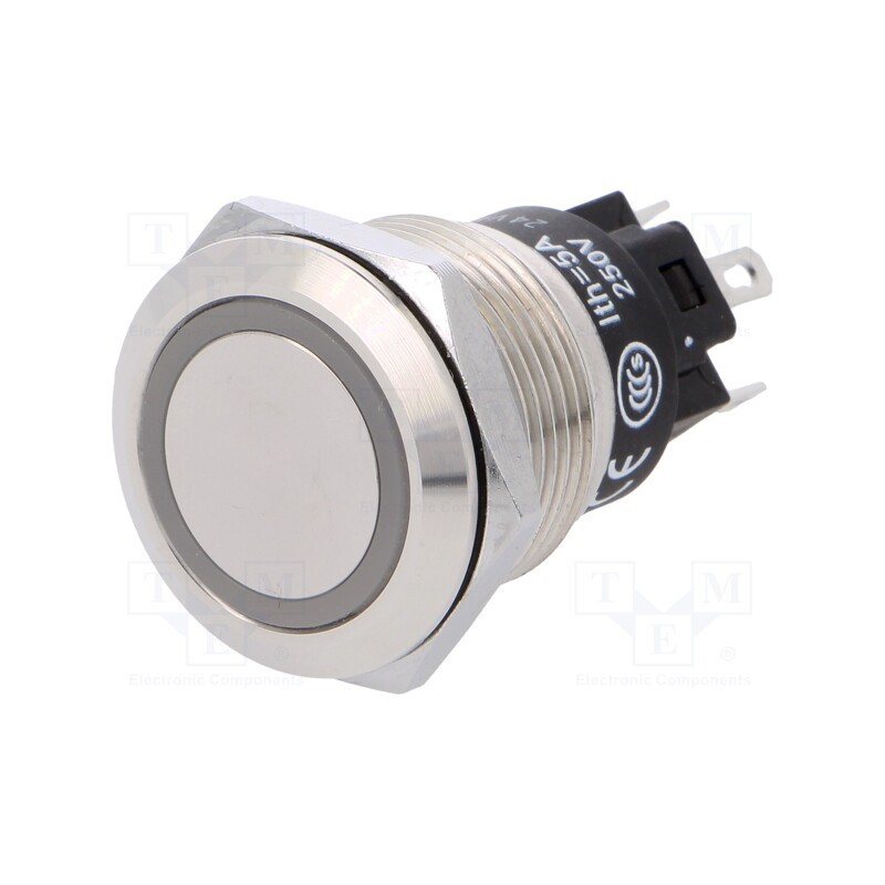 1 pcs x EAO - 82-5151.2114 - Switch: vandal resistant, Pos: 2, SPDT, 3A/240VAC, 3A/240VDC, ON-ON