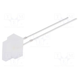 1 pcs x OPTOSUPPLY - OSM5YK7232B - LED, rectangular, 1.8x7.05mm, white warm, 330÷500mcd, 30°, 20mA