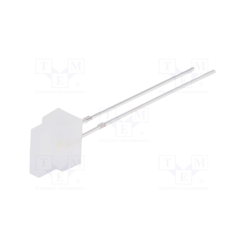 1 pcs x OPTOSUPPLY - OSM5YK7232B - LED, rectangular, 1.8x7.05mm, white warm, 330÷500mcd, 30°, 20mA