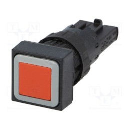 1 pcs x EATON ELECTRIC - Q18DR-RT - Switch: push-button, 16mm, Stabl.pos: 2, red, Pos: 2, -25÷70°C