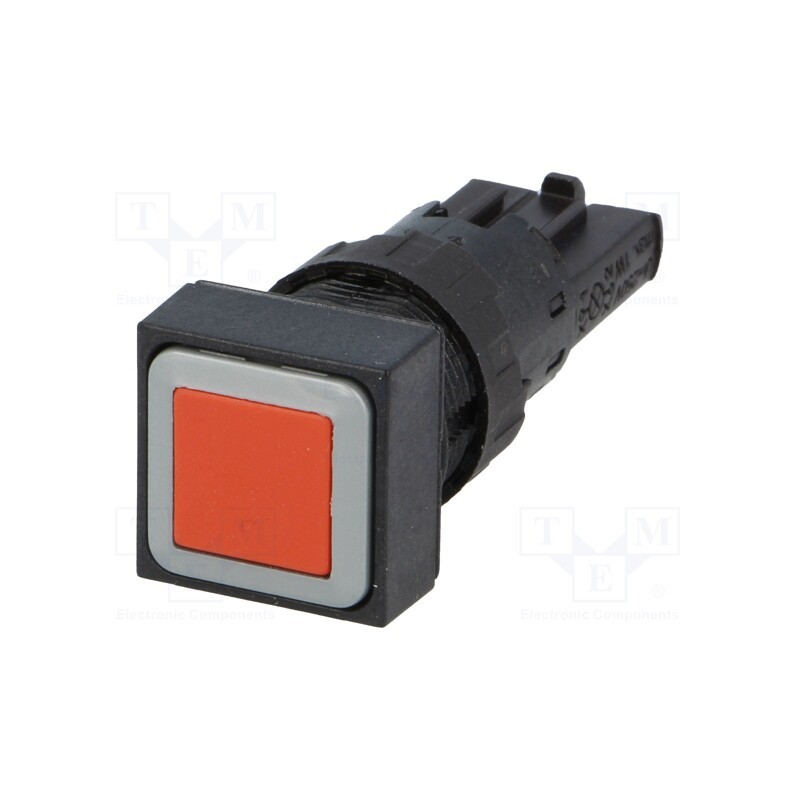 1 pcs x EATON ELECTRIC - Q18DR-RT - Switch: push-button, 16mm, Stabl.pos: 2, red, Pos: 2, -25÷70°C