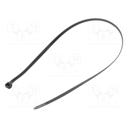 100 pcs x BM GROUP - BMN8190 - Cable tie, L: 810mm, W: 9mm, polyamide, 800N, black, Ømax: 245mm