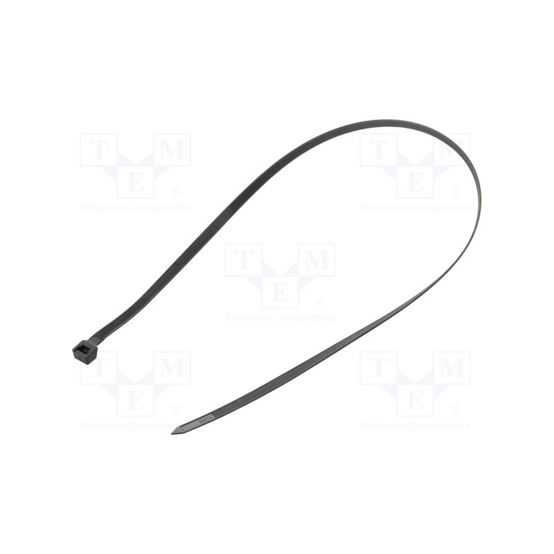 100 pcs x BM GROUP - BMN8190 - Cable tie, L: 810mm, W: 9mm, polyamide, 800N, black, Ømax: 245mm
