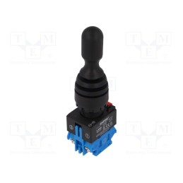 1 pcs x ONPOW - LAS0-K-20C21 - Switch: joystick, 22mm, Stabl.pos: 2, NO x2, black, none, 3A/220VAC