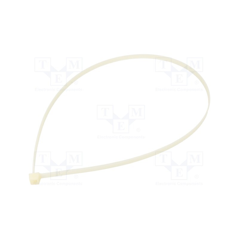 100 pcs x BM GROUP - BMB8190 - Cable tie, L: 810mm, W: 9mm, polyamide, 800N, natural, Ømax: 245mm