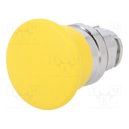 1 pcs x SCHNEIDER ELECTRIC - ZB4BC5 - Switch: push-button, 22mm, Stabl.pos: 1, yellow, none, IP66, Pos: 2