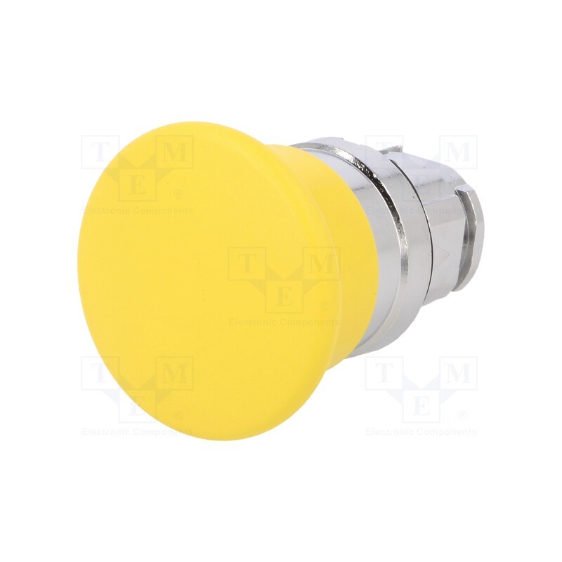 1 pcs x SCHNEIDER ELECTRIC - ZB4BC5 - Switch: push-button, 22mm, Stabl.pos: 1, yellow, none, IP66, Pos: 2