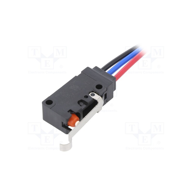 1 pcs x OMRON OCB - D2VW5L31MS - Microswitch SNAP ACTION, 0.1A/125VAC, SPDT, ON-(ON), Pos: 2, IP67