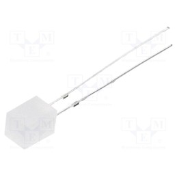 1 pcs x OPTOSUPPLY - OSB5YU7NE2B - LED, square, 5x5x7mm, blue, 220÷330mcd, 140°, Front: flat, 30mA