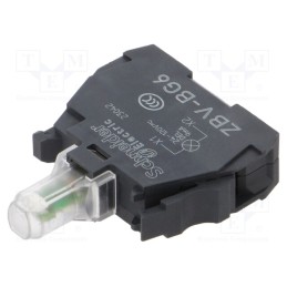 1 pcs x SCHNEIDER ELECTRIC - ZBVBG6 - Illuminating unit, 22mm, Harmony XB4, -25÷70°C, Illumin: LED, blue