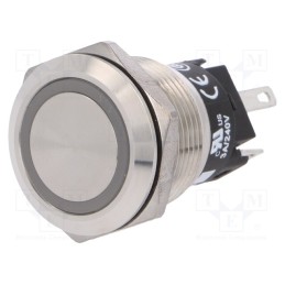 1 pcs x EAO - 82-5151.1134 - Switch: vandal resistant, Pos: 2, SPDT, 3A/240VAC, 3A/240VDC, green