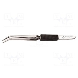 1 pcs x BERNSTEIN - 5-156 - Tweezers, 160mm, Blades: curved, Blade tip shape: sharp, universal