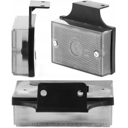 Front marker lamp, white, 12 24v