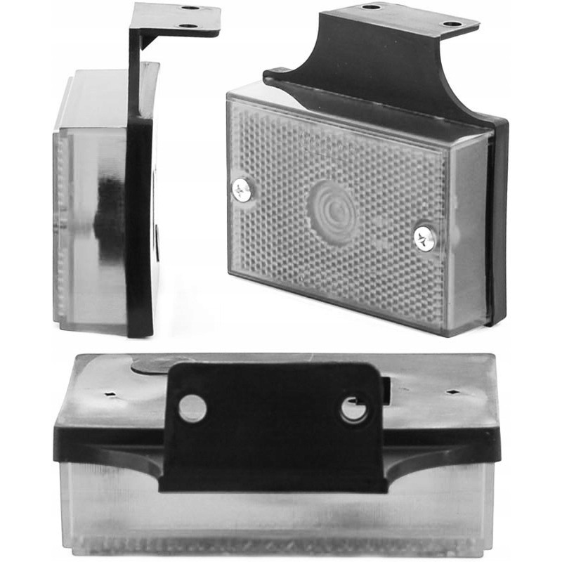 Front marker lamp, white, 12 24v