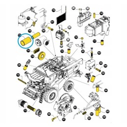 Air filter new holland cx7 cx8 51480000 cnh