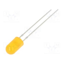 1 pcs x OPTOSUPPLY - OSO5JA5E34B - LED, 5mm, orange, 220÷330mcd, 30°, Front: convex, 1.8÷2.6V