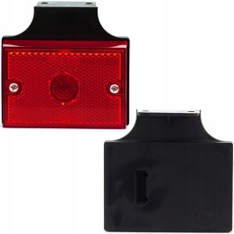 Marker lamp red reflector semi-trailer 12 24v was