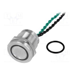 1 pcs x ONPOW - PS193P10YSS1G12T - Switch: piezoelectric, Pos: 2, SPST-NO, 0.2A/24VAC, 0.2A/24VDC