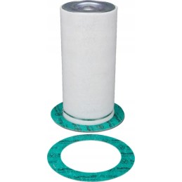 Cylindrical oil-air separator filter