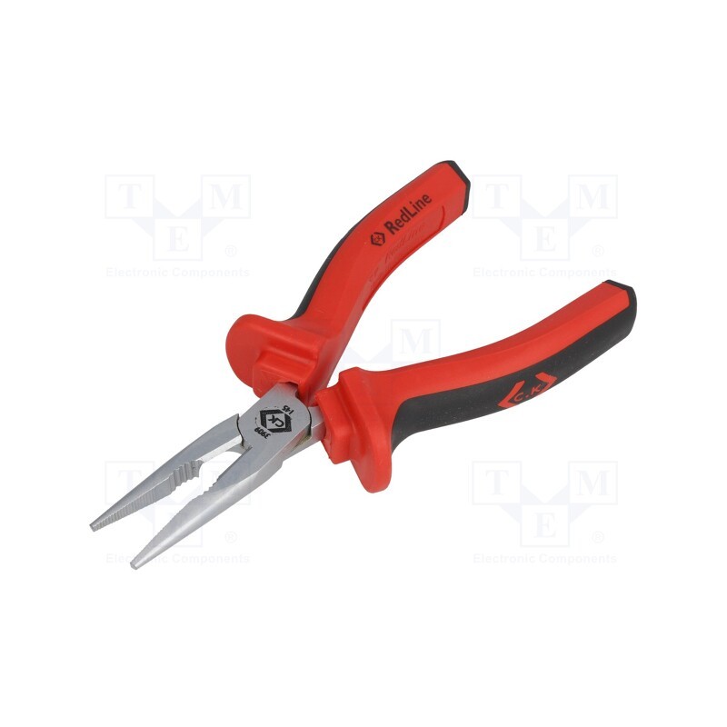 1 pcs x C.K - T3909 5 - Pliers, for gripping and bending,half-rounded nose,universal