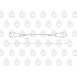 Linka mask l 1335mm 4236105 c 330 original Ursu