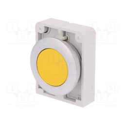 1 pcs x EATON ELECTRIC - M30C-FD-Y - Switch: push-button, 30mm, Stabl.pos: 1, yellow, none, IP67, Ø30.5mm