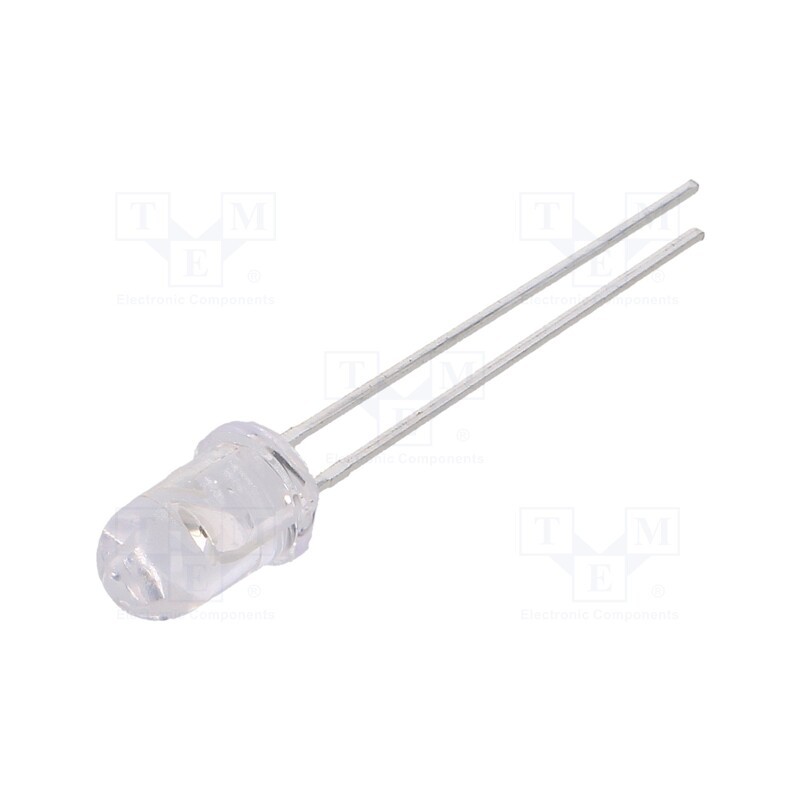 1 pcs x LUCKYLIGHT - LL-503UYC2E-Y2-2BE - LED, 5mm, yellow, 1800÷2500mcd, 45°, Front: convex, 1.7÷2.6V