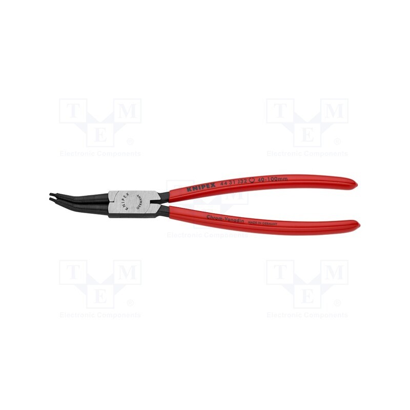 1 pcs x KNIPEX - 44 31 J32 - Pliers, for circlip, internal, 40÷100mm, Pliers len: 225mm