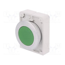 1 pcs x EATON ELECTRIC - M30C-FD-G - Switch: push-button, 30mm, Stabl.pos: 1, green, none, IP67, -25÷70°C